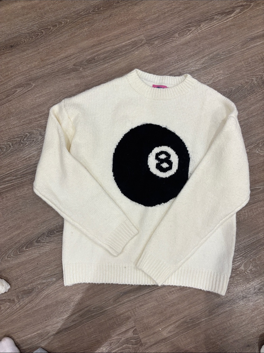 #edikted 8ball sweater beige